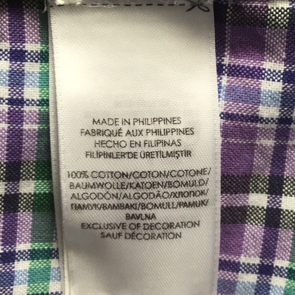 Ralph Lauren woven cotton long sleeve button down (Classic Medium) - Picture 8 of 10